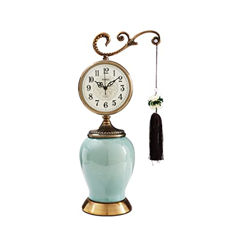 Reloj de mesa retro silencioso sin molesto tictac para tu despacho 2