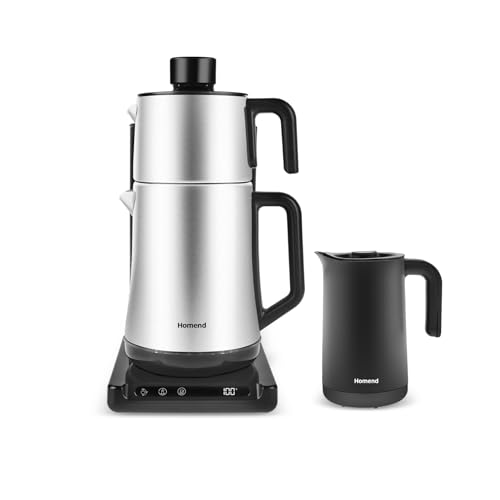 Homend Smart Royaltea Plus 1781H 2 in 1 Inox Otomatik Çay ve Türk Kahve Makinesi Wifi