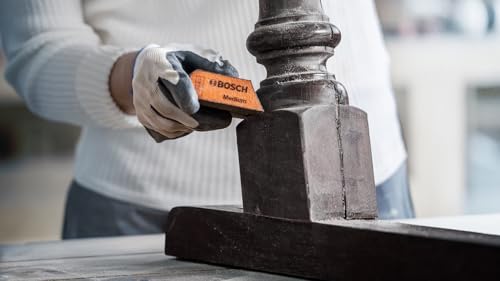 Bosch Accessories Professional 1x EXPERT S471 Standard Schleifschwämme (für Farbe auf Holz, Weichholz, Ø 69 x 97 x 26 mm, superfein, Zubehör Handschleifen)