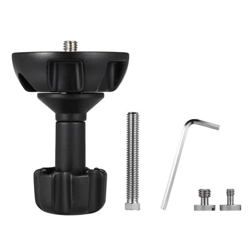 Adaptador de cuenco de 75 mm para trípode de media bola plana y cámara réflex 4