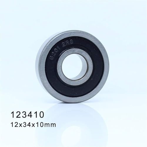 Roulement à billes 123410 avec durabilité améliorée pour axe 12mm