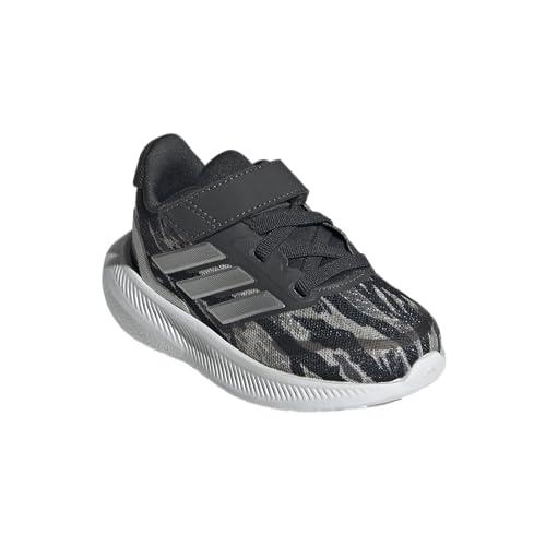 Image of adidas Baby Marvel Run Falcon 5 Elastic Lace & Strap Shoe