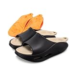 ACIKI Recovery Sandals with 2 Replaceable Insoles - 2025 Arch Support Slippers for Men & Women, Orthopedic Open-Toe Walking Shoes for Plantar Fasciitis, Heel & Back Pain Relief, Sports & Daily Wear