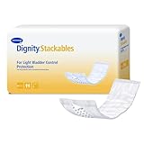 Dignity Stackables Unisex Incontinent Pad Barrier-Free 3-1/2 X 12 Inch 30053-180, 45 Ct