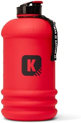 KAYMAN XL Gym Jug 2.2L Water Bottle - Strong Water Bottle with Wrist Straps | Sports Water Bottle with Leak Proof Flip Cap BPA Free | Ideal for Gym, Running & Camping for Men and Women