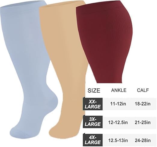 Everstride Compression Socks Women Plus Size, 2025 Compression Socks for Women Wide Calf, Everstride Socks2