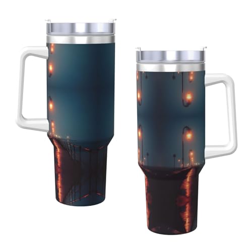 Pier Lights Printer Vaso Acero Inoxidable 40oz miniatura 3