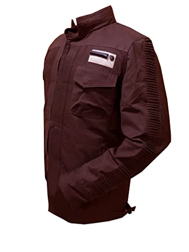ABz Leathers - New Men's S W The Last Jedi Captain Luna Brown Cotton Jacket2