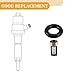 Partuto Fuel Injector Seal O Ring - Car O-Ring Rebuild Repair Kit - for BMW 325Ci 2001-2006 NBR Rubber Black - 6 Sets