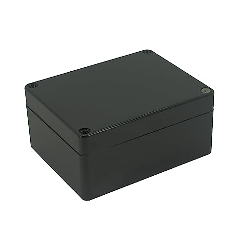 Small Plastic Outdoor Outlet Waterproof Project Box For Electronics, Watertight Electrical One Splice Junction Electric Box 4.52 X 3.54 X 2.16 Inch (115 X 90 X 55 Mm) #TOP2