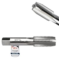 AM-Zerspanungstechnik Rohrgewindebohrer G1/8 | Gewindeschneider Zoll | HSS Rohrgewindeschneider | Whitworth Rohrgewinde G | Einschnitt Gewindebohrer Zoll Gewinde - G (BSP) 1/8