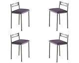 venta de sillas altas vintage ✅TAPIZADO: Las sillas altas de cocina están tapizadas con relleno acolchado realizado en ecopiel de calidad.