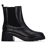 XTI - Botín Mujer Negro - Calzado Cómodo y Versátil - Moda casual - Modelo 14431101 (Talla 39)