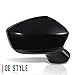 DNA Motoring OEM-MR-MA1321192 Right Passenger Side Non-Heated Power Operated Folding Rear View Mirror Compatible with 14-16 Mazda 3