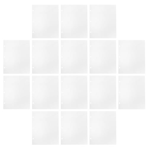 DIKACA 30個入り活??隔板 透明製ポケット付きバインダーインサート 対応 キャッシュ管理用ファイルオーガナイザー ポケット付き仕切りシ