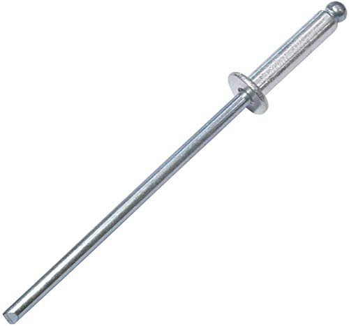 AERZETIX - C48091 - Lot de 100 Rivets aveugles standard Ø2.4x10mm aluminium/acier - DIN 7337 A - rivet pop à rupture de tige