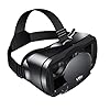 Obelunrp VR-Headset-Brille 3D-Vollbild-Visuelle Weitwinkel-Virtual-Reality-VRG Pro für 5-7-Zoll-Smartphones Filme Spiele Telefone Telekommunikation VR-Brille