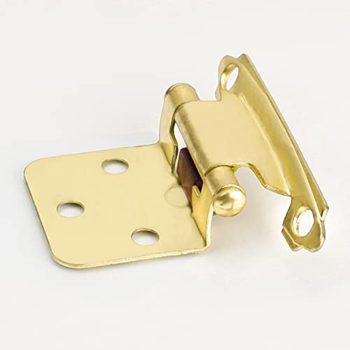 Haliwu 15 Pairs/Kitchen Cabinet Hinges, Overlay Hinges Soft Close Cabinet Hinge Gold Cabinet Door Hinges #TOP3
