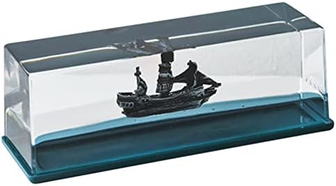 leryveo Cruise Ship Model | Unsinkable Cruise Ship Iceberg Model | Novelty Fluid Drift Bottle Floating Ship Desk Toy for Ocean Themed Party Supplies Decor
