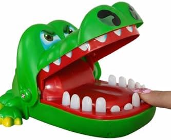 Jogo Crocodilo Morde Dedo Tamanho Grande, Brinquedo de Sorte ou A...