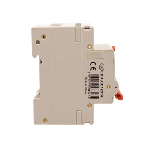 Magnetothermischer Differentialschalter Typ A 16A B16, RCBO Bipolar 2P True (NO 1P+N), Kurve B 6kA 30mA, Doppelhebel mit visueller Diagnose, 2 DIN-Module, Serie PL8M2