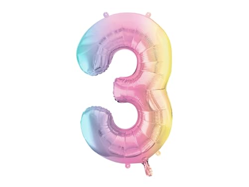 PartyDeco �p�[�e�B�[�f�R �i���o�[ 3 ���C���{�[ 86cm FB1M-3-000P �t�B�����o���[�� �A���~�o���[��