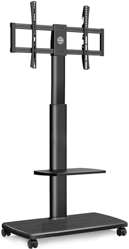 Carrello Porta TV Con Ruote Per 32-65 Pollici - Mobile Regolabile Per Soggiorno E Camera