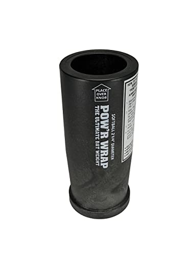 Pow'r Wrap Bat Weight For Softball, 24-Ounce, Black #TOP1