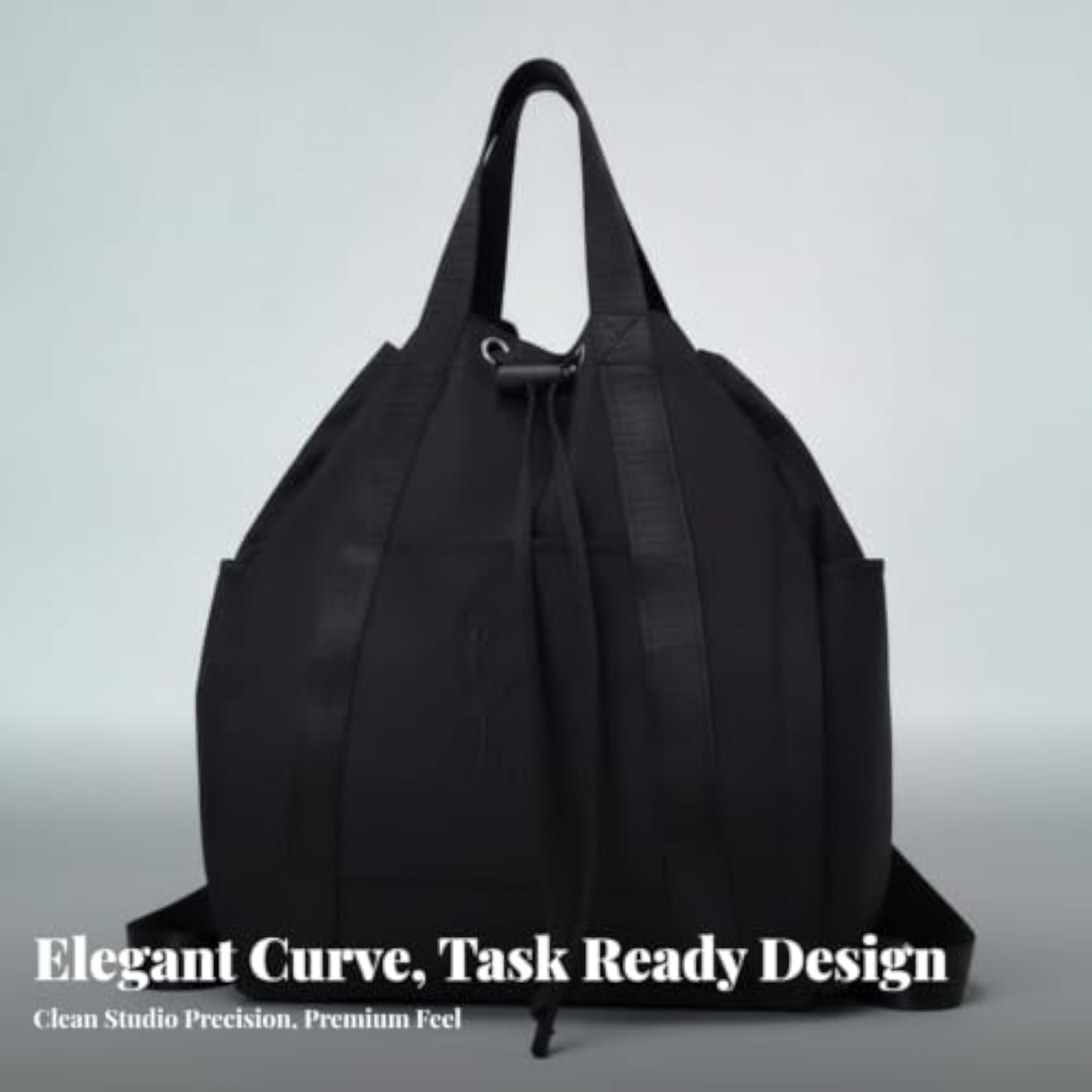 Soft-Structured Drawstring Backpack, Lightweight Cinch Bag