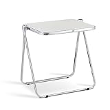 Estilo minimalista: el material utilizado en esta mesa acrílica hace que la mesa sea transparente y limpia, lo que es más ligero que la mesa tradicional. La mesa plegable de plástico transparente puede mejorar fácilmente la calidad del entorno.