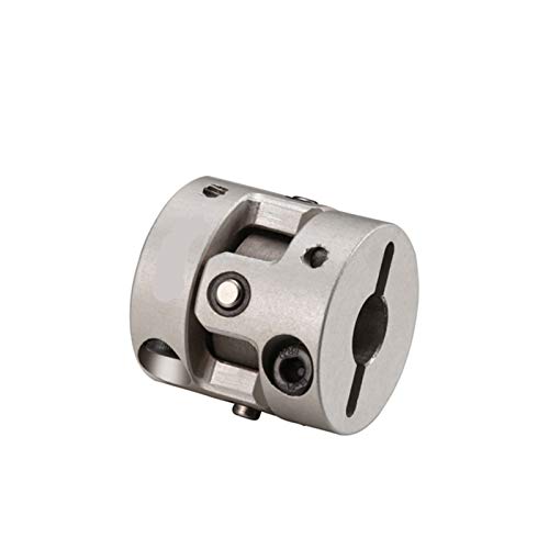 TEYWET Coupling Shaft Aluminum Alloy D36 L54 Universal Joint for CNC Vibration Parallel Angular Misalignment Metal (Inner Diameter : 10x10)