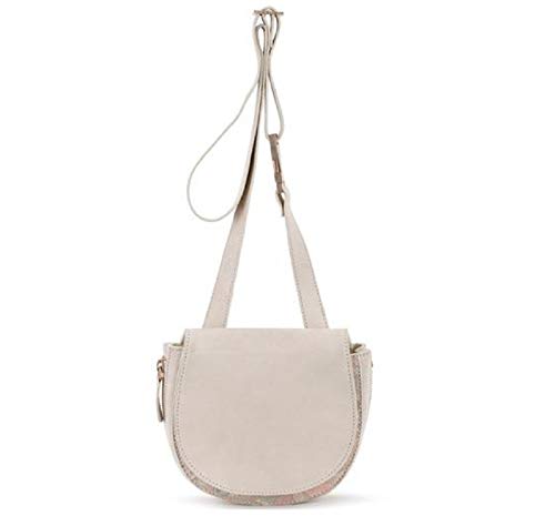 Sakroots Womens Seni Saddle Bag, Latte Waterfall