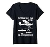 Flugzeugdesign-Ideen, die ausgeschnittene Silhouetten eines deutschen Verbindungsbeobachtungsflugzeugs Fieseler Fi 156 Storch zeigen, das von Deutschland während des Zweiten Weltkriegs eingesetzt wurde.