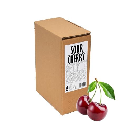 PRESSUICE Fresh Sour Tart Cherry Juice 100% Cold-Pressed NFC 3 l