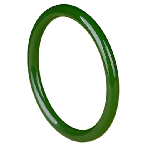 Bracelet jonc en jade véritable pour femme avec son écrin de luxe