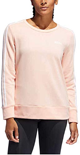 Sweat adidas 3-Stripe Crewneck rose taille S pour femme