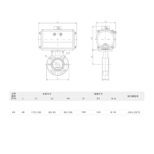 Éviter les chutes de pression : vanne pneumatique DN65 régulation stable