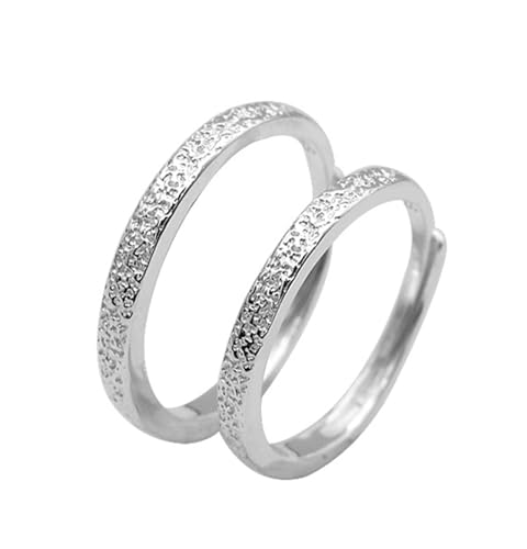 Bagues en argent sterling 925 classiques à porter au quotidien en couple