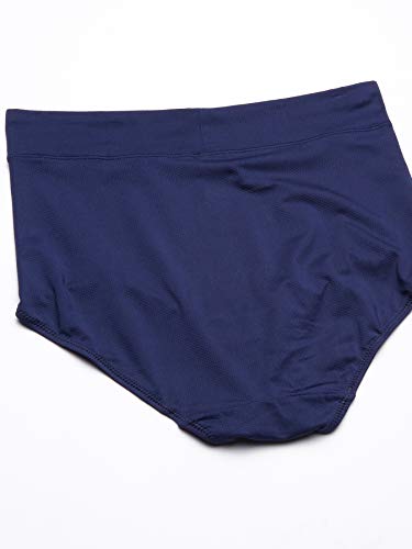 Warner's womens Blissful Benefits Breathable Moisture-wicking Microfiber Brief Rs4963w Underwear, Lavender Macaron/White/Navy Ink, Large US
