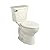 American Standard 215CA.104.222 Cadet Pro 1.28 GPF 2-Piece Elongated Toilet with 12-in Rough-in, Linen