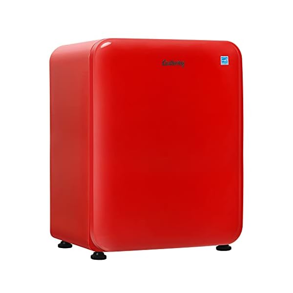 COSTWAY Compact Refrigerator, 2.4 cu ft. Single Door Small Fridge with