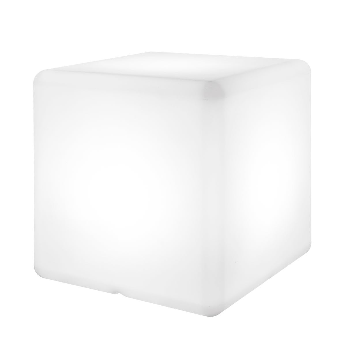 LOLAhome Lampara Exterior Cubo Chill out Minimalista, 40x40x40 cm