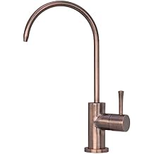 Akicon One-Handle Black and Rose Gold Drinking Water Filter Faucet Water Purifier Faucet Antique Copper