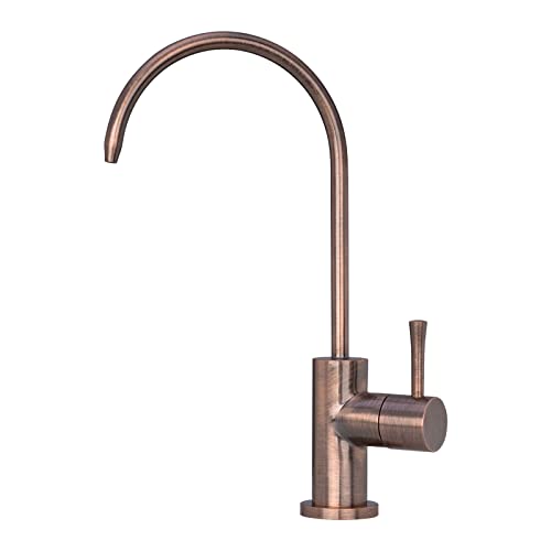 One-Handle Black and Rose Gold Drinking Water Filter Faucet Water Purifier Faucet (Antique Copper) One-Handle Black and Rose Gold Drinking Water Filter Faucet Water Purifier Faucet (Antique Copper)