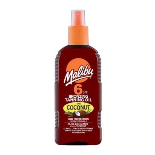 Malibu Sun SPF 8 Bronzing Tanning Oil 200ml