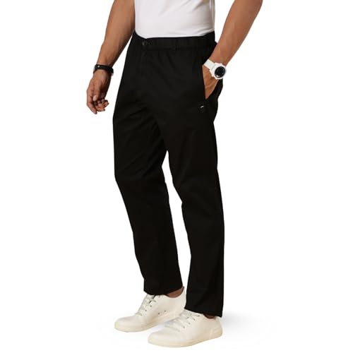 Image of BEEVEE Solid Lounge Wear Bottoms for Men