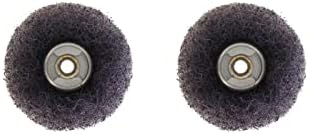 Dremel 511S EZ SpeedClic Abrasive Buffs 2-pack, 2 Finishing Buffs (25 mm, Grit 180/280) for Cleaning and Light Sanding