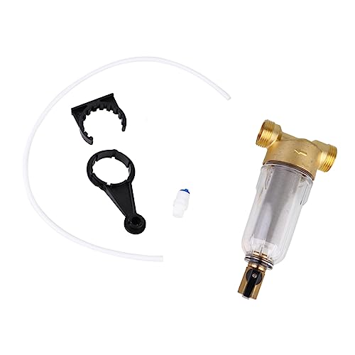 YARNOW Filtrar Filtro Frontal del Grifo Filtro De Agua del Grifo Filtro De Agua De Sedimentos Filtro De Sedimentos Filtro De Retrolavado Filtro Desincrustante De Agua Cobre