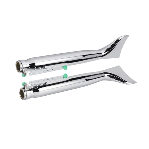 Tubo de escape universal con silenciador lateral izquierdo y derecho bobber 5
