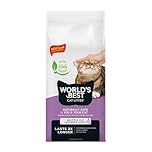 WORLD'S BEST CAT LITTER Multiple Cat Lavender Scent, 28-Pounds - Natural Ingredients, Quick Clumping, Flushable, 99% Dust Free, Outstanding Odor Control